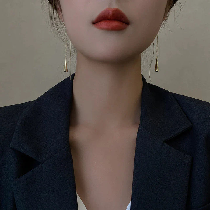 Elegant Waterdrop Earrings | Simple and Stylish Jewellery-Nora Luxe