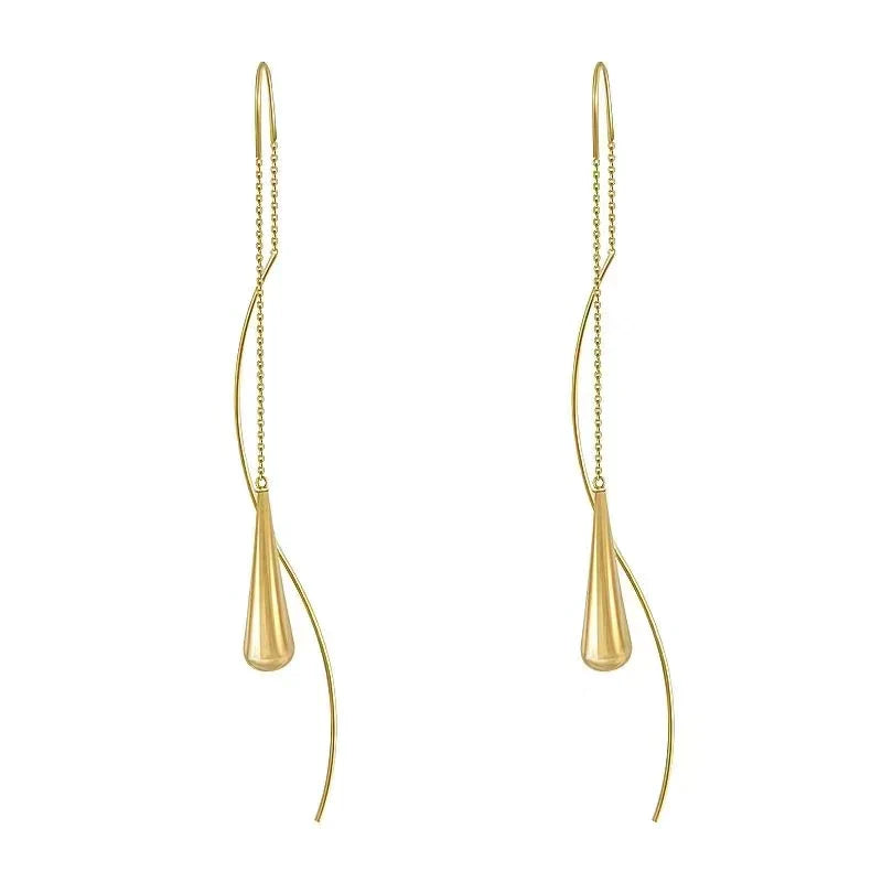Elegant Waterdrop Earrings | Simple and Stylish Jewellery-Nora Luxe