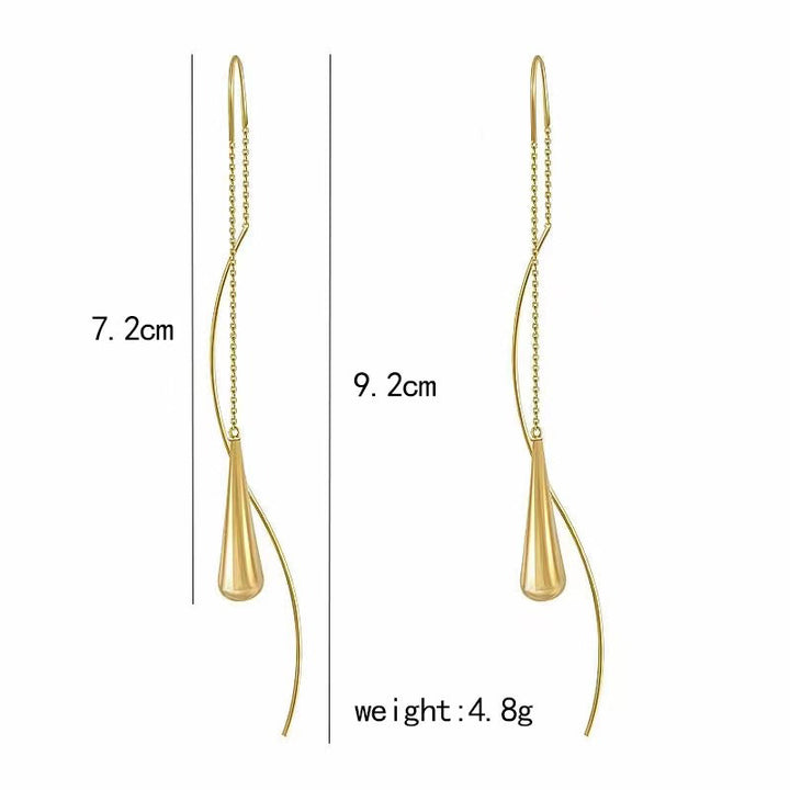 Elegant Waterdrop Earrings | Simple and Stylish Jewellery-Nora Luxe