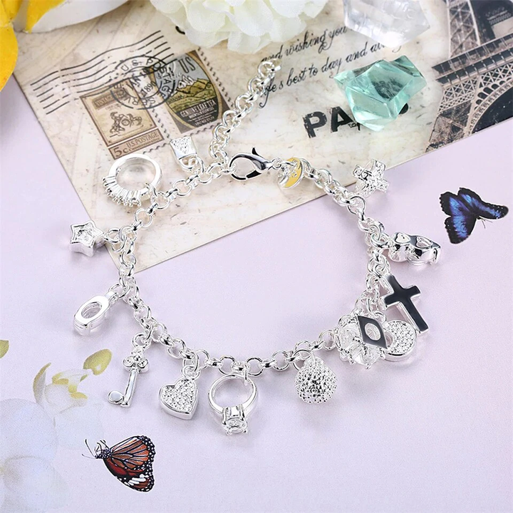 Elegant Women's Charm Bracelet | Lucky Jewellery-Nora Luxe