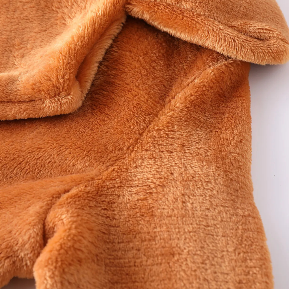 Ellle - Warm Teddy Winter Coat for Women-Blue-XS-Nora Luxe