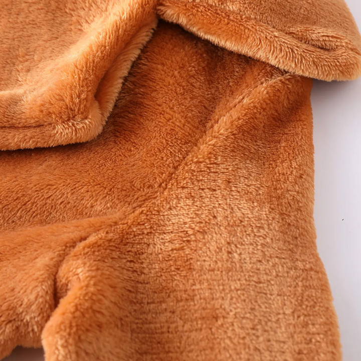 Ellle - Warm Teddy Winter Coat for Women-Blue-XS-Nora Luxe