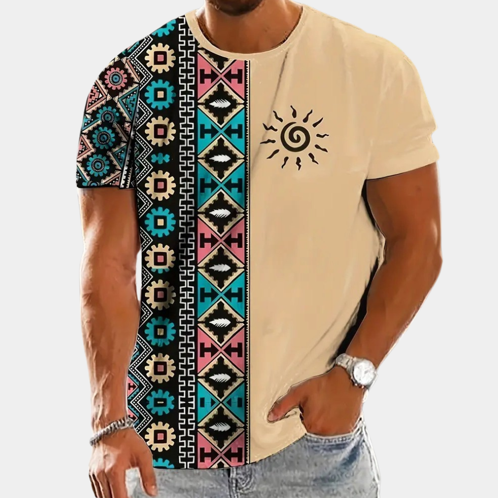 Elne - Trendy T-shirt for Men-S-Nora Luxe