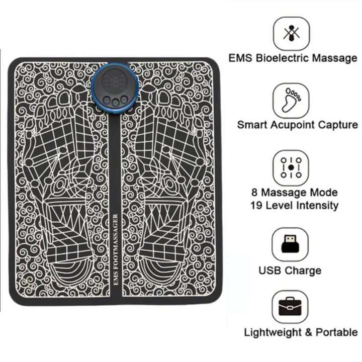 EMS Foot Massage Pad - RevitaFeet-Nora Luxe
