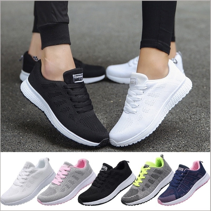 Ergonomic Comfort Sneakers - NovaFit-White-2.5-Nora Luxe