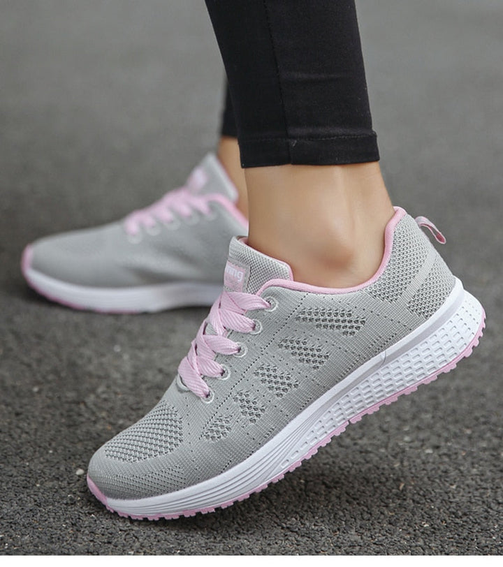 Ergonomic Comfort Sneakers - NovaFit-White-2.5-Nora Luxe