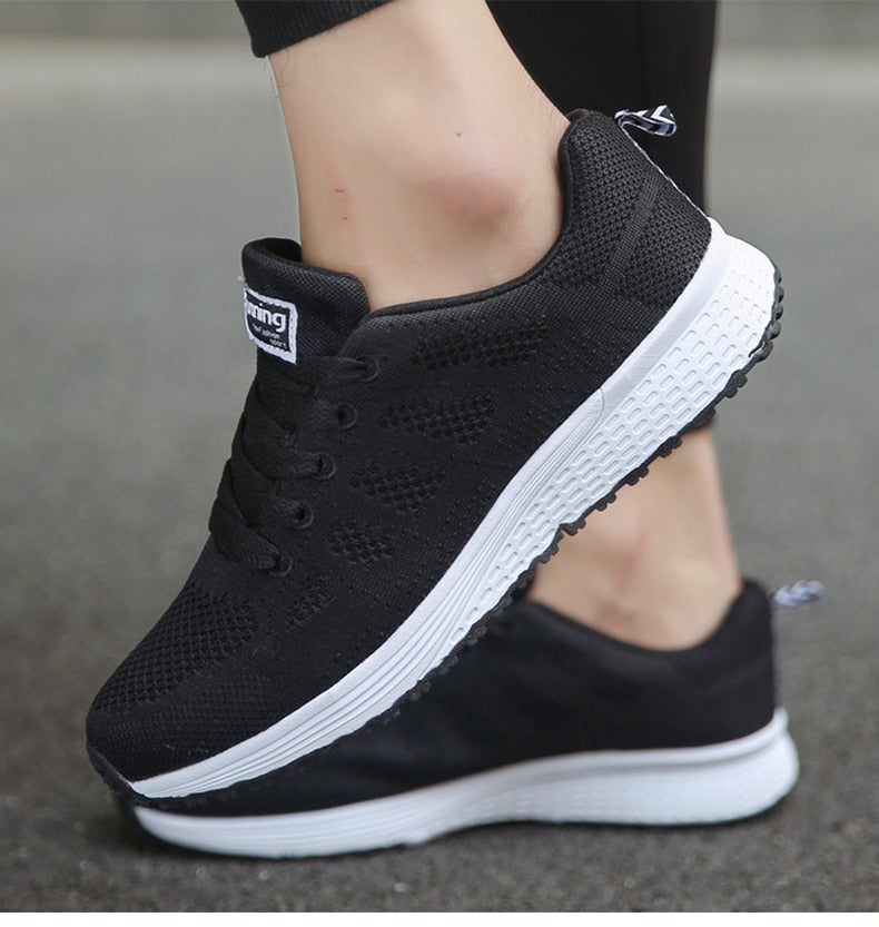 Ergonomic Comfort Sneakers - NovaFit-White-2.5-Nora Luxe