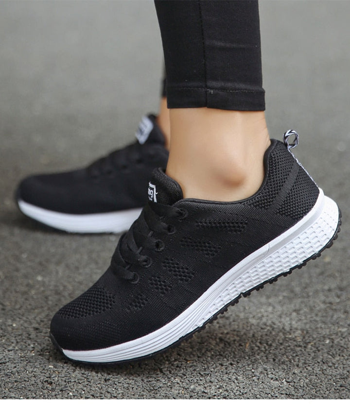 Ergonomic Comfort Sneakers - NovaFit-White-2.5-Nora Luxe