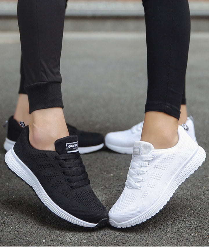 Ergonomic Comfort Sneakers - NovaFit-White-2.5-Nora Luxe