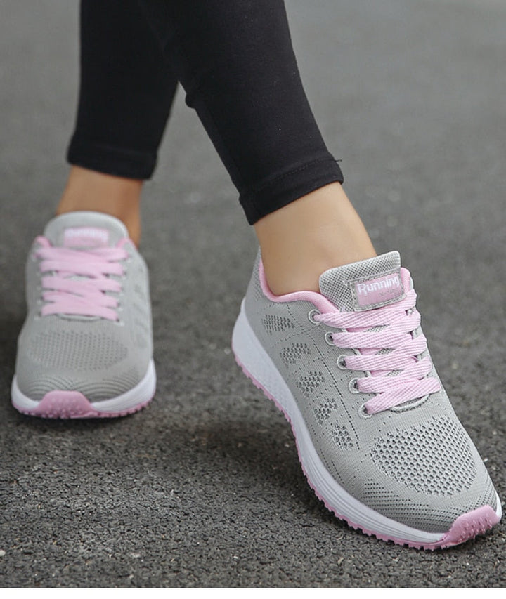 Ergonomic Comfort Sneakers - NovaFit-White-2.5-Nora Luxe