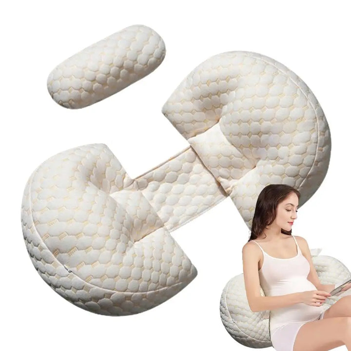 Ergonomic Pregnancy Pillow - MammaComfort-Nora Luxe