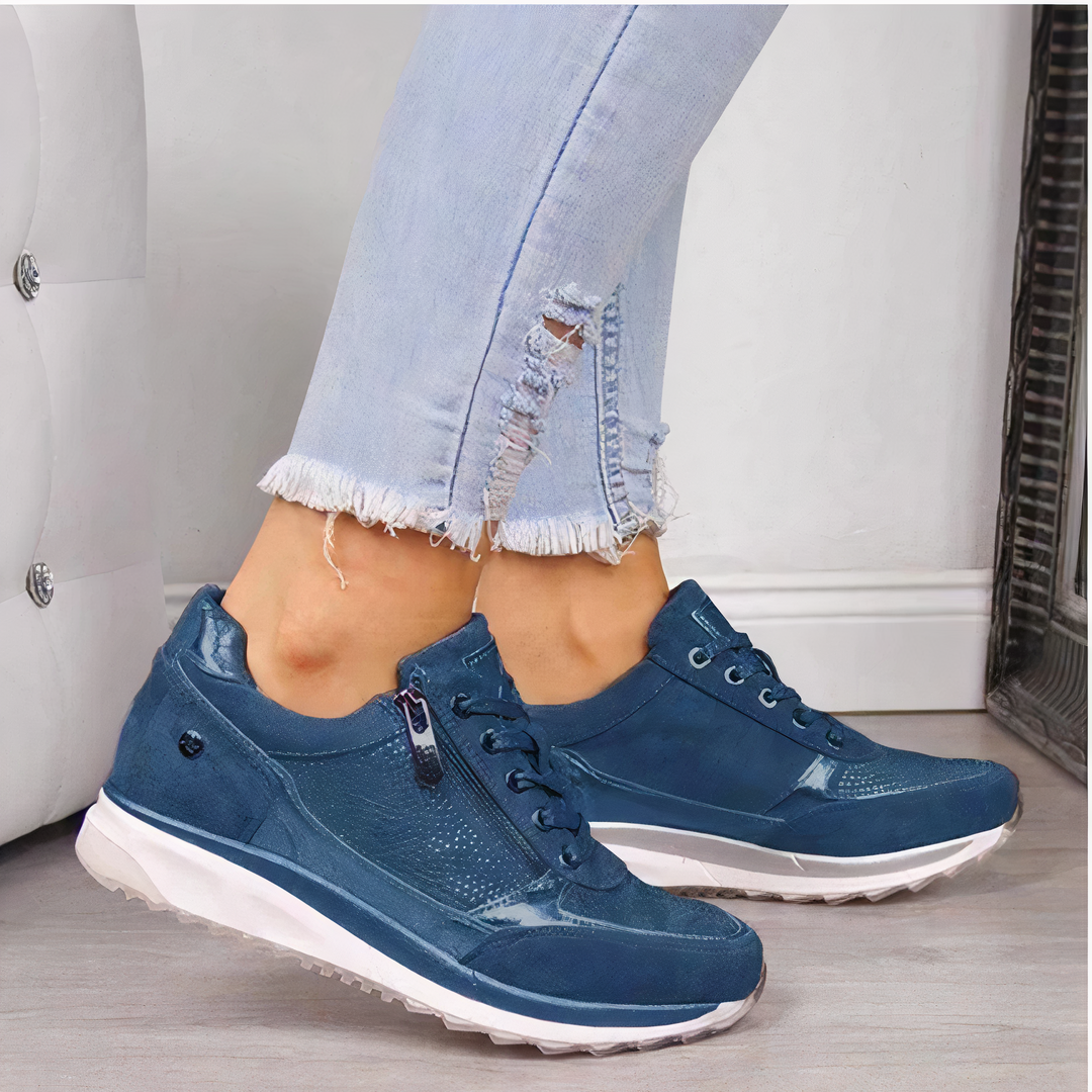Ergonomic Running Shoes for Women - Sophia-Blue-2.5-Nora Luxe