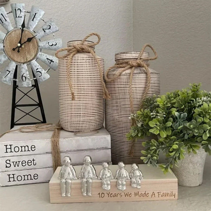 Eternal Family Relationship Sculpture - Unity-Nora Luxe