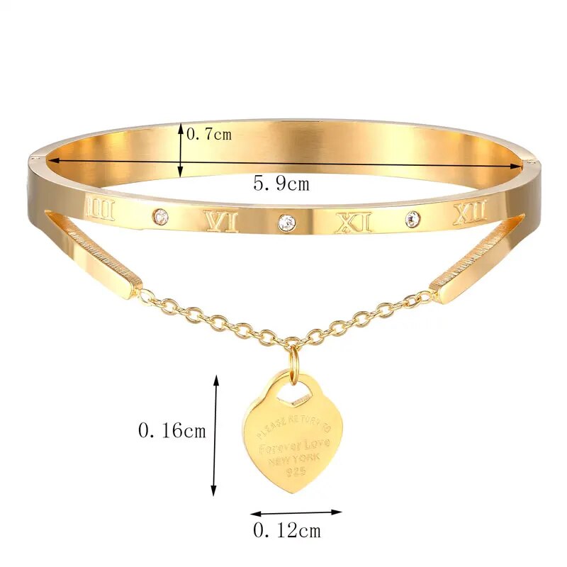 Eternal Love Bangle | Elegant Women's Jewellery-Silver-Nora Luxe