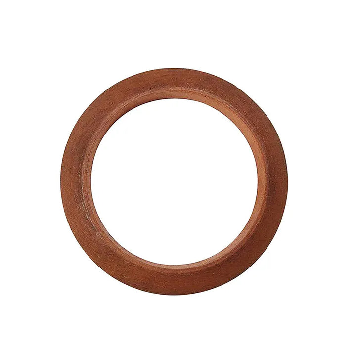Ethnic Round Wooden Bangles | Unique Women's Jewellery-Coffee-Nora Luxe