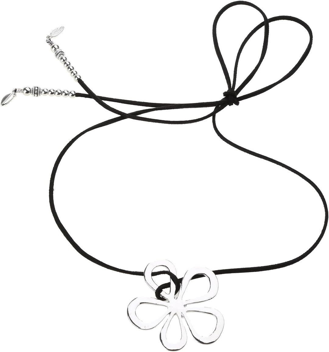 Ethnic Style Flower Necklace | Bohemian Floral Pendant-Nora Luxe