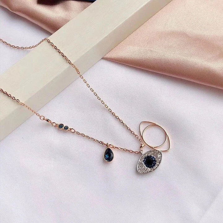 Evil Eye Necklace and Bracelet Set - Amira-Chain-Nora Luxe