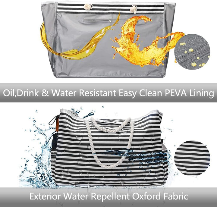 Waterproof Extra Large Beach Tote with Bonus Travel Case – CoastCarry