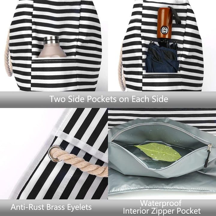 Waterproof Extra Large Beach Tote with Bonus Travel Case – CoastCarry