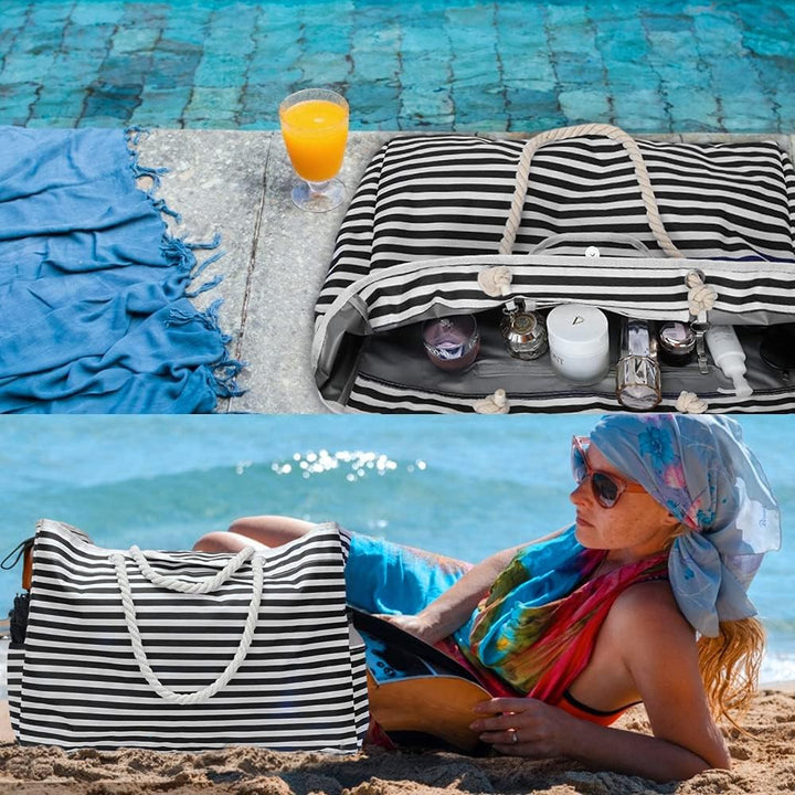 Waterproof Extra Large Beach Tote with Bonus Travel Case – CoastCarry