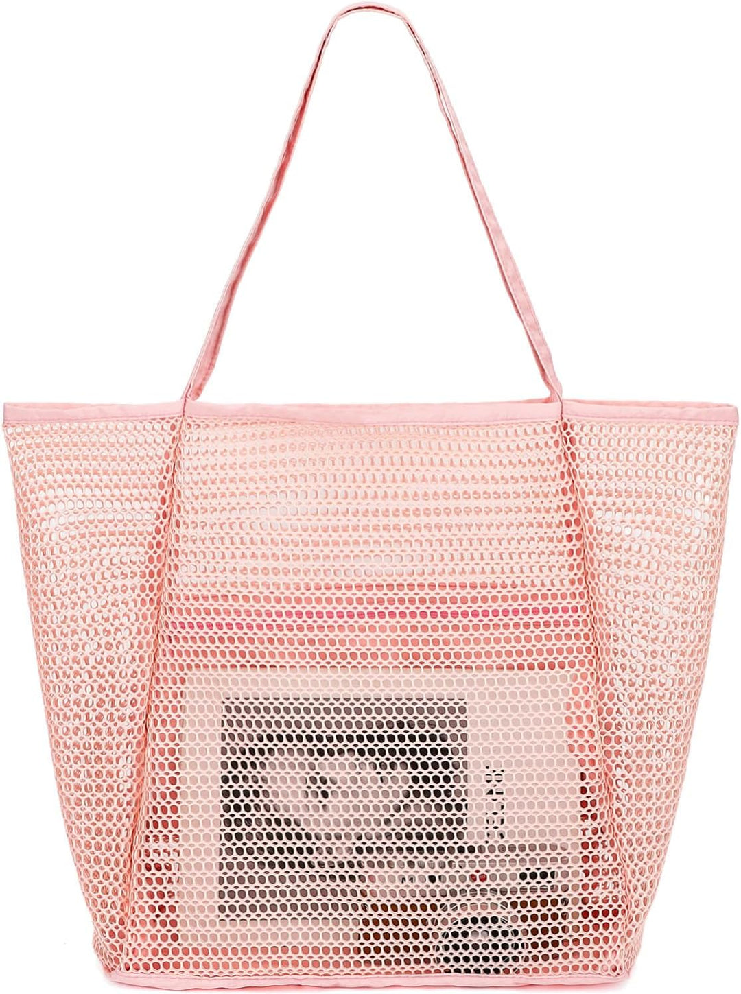 Buy 1, Get 1 FREE – Extra Large Clear Mesh Beach Tote with 8 Pockets – ClearWave