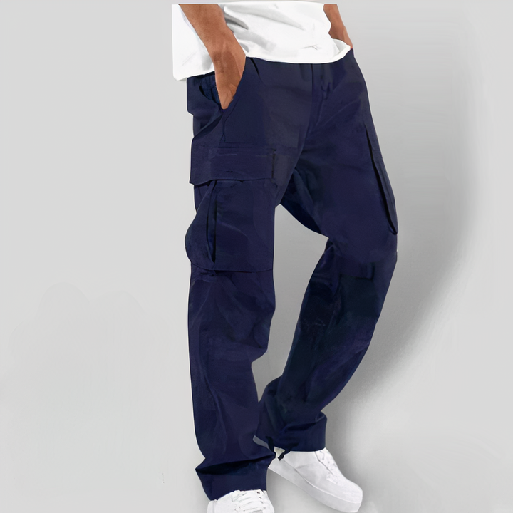 Fashionable Cargo Pants - Finn-Dark blue-XS-Nora Luxe