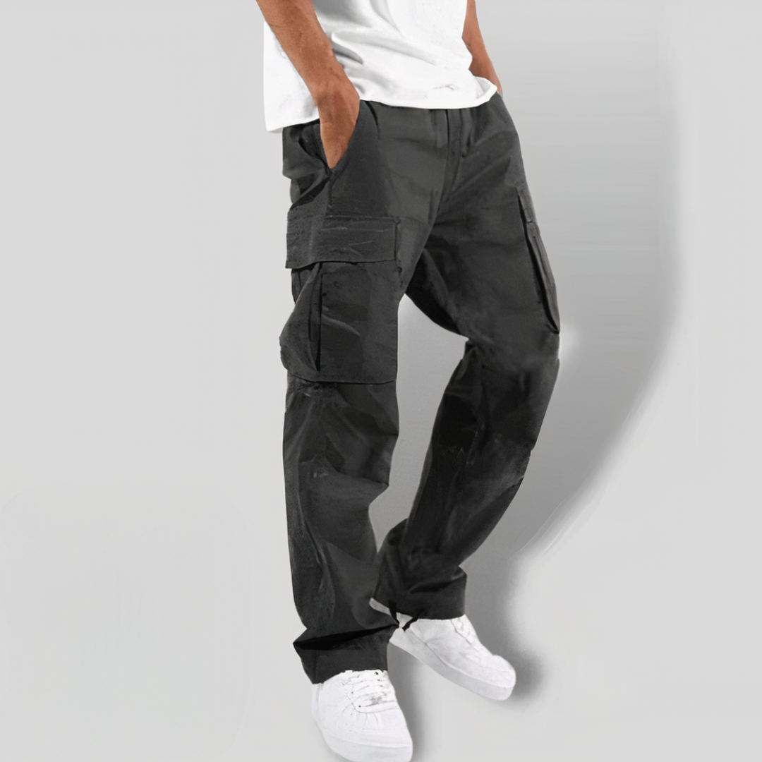 Fashionable Cargo Pants - Finn-Dark grey-XS-Nora Luxe