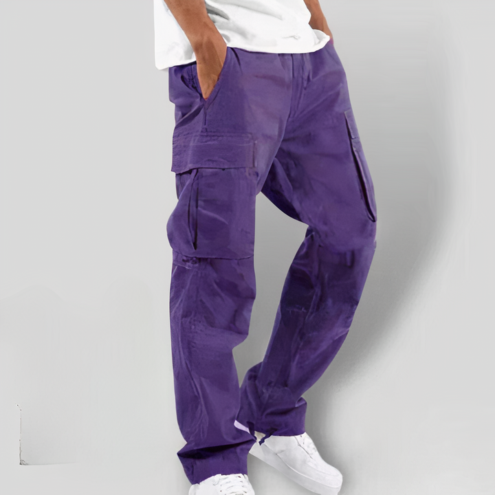 Fashionable Cargo Pants - Finn-Lila-XS-Nora Luxe