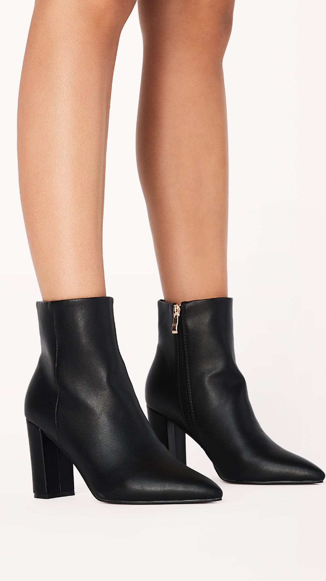 Fashionable Casual Ankle Boots - Elonette-Black-3-Nora Luxe