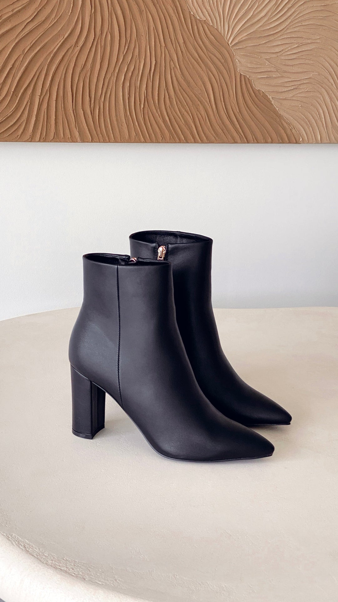 Fashionable Casual Ankle Boots - Elonette-Brown-3-Nora Luxe