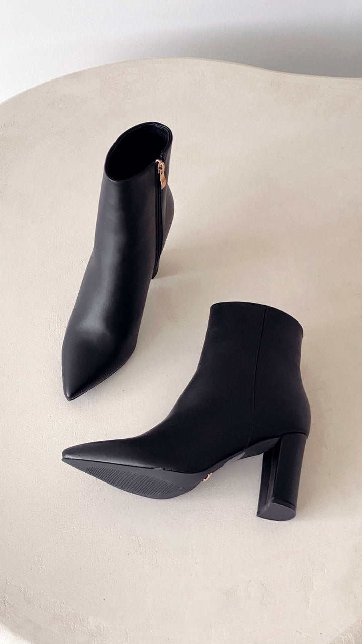 Fashionable Casual Ankle Boots - Elonette-Brown-3-Nora Luxe