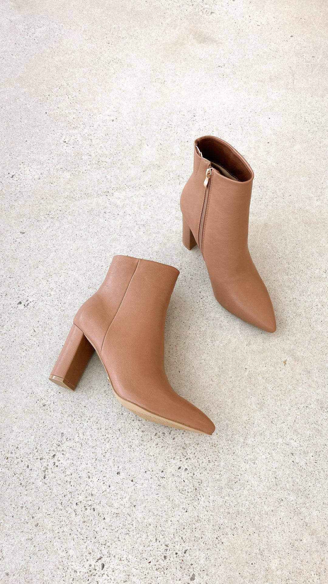 Fashionable Casual Ankle Boots - Elonette-Brown-3-Nora Luxe