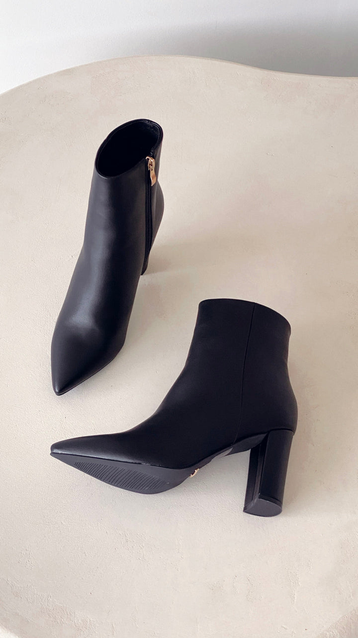 Fashionable Casual Ankle Boots - Elonette-Brown-3-Nora Luxe