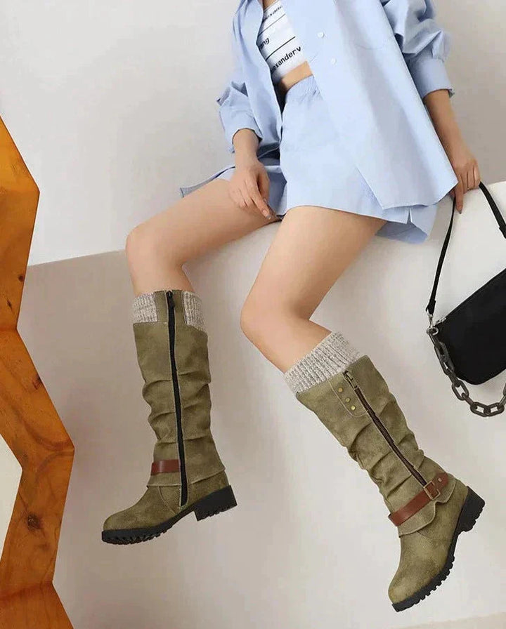 Fashionable High Women’s Boots - Isabella-Black-3.0-Nora Luxe