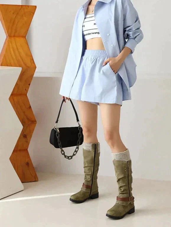 Fashionable High Women’s Boots - Isabella-Black-3.0-Nora Luxe