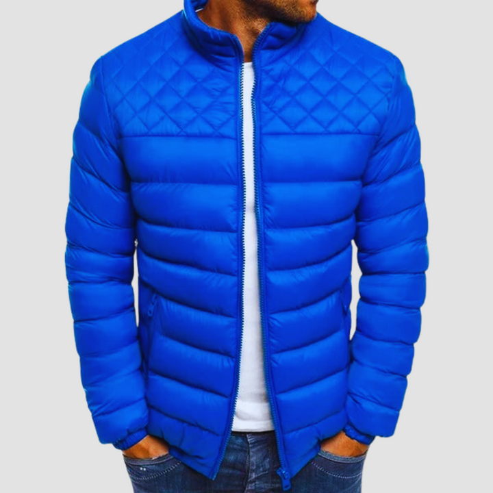 Fashionable Jacket for Men - VanguardWear-Blue-S-Nora Luxe