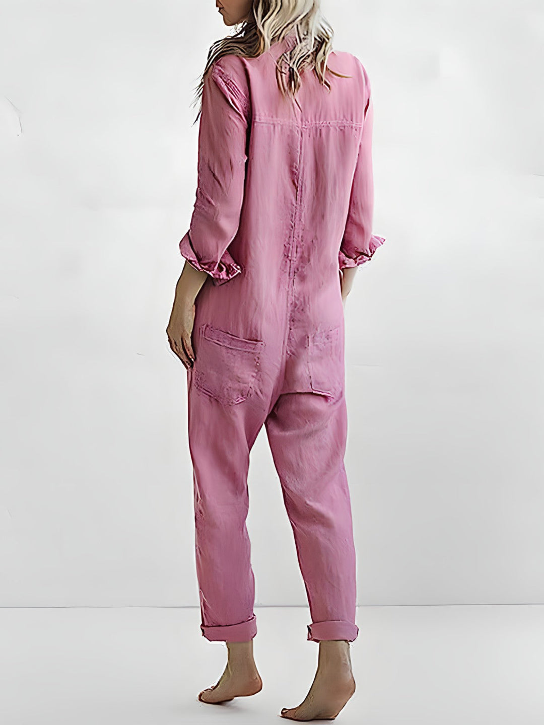 Fashionable Jumpsuit - Aria-Pink-S-Nora Luxe