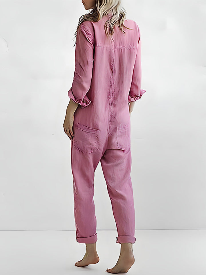 Fashionable Jumpsuit - Aria-Pink-S-Nora Luxe