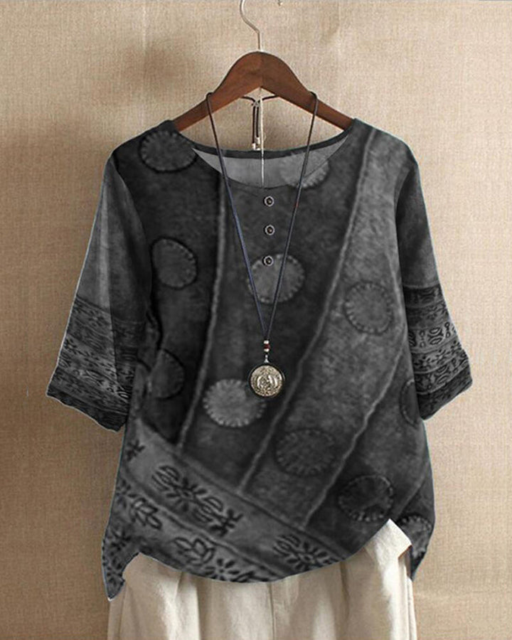 Fashionable Ladies Top - Eva-Gray-S-Nora Luxe