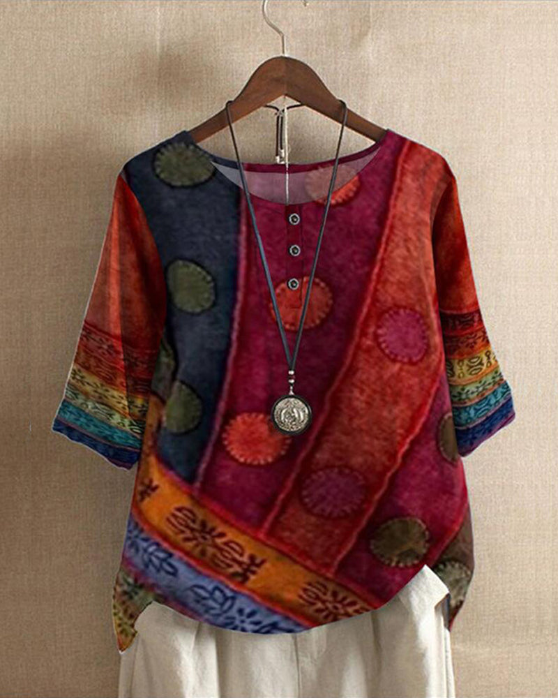 Fashionable Ladies Top - Eva-Red-S-Nora Luxe