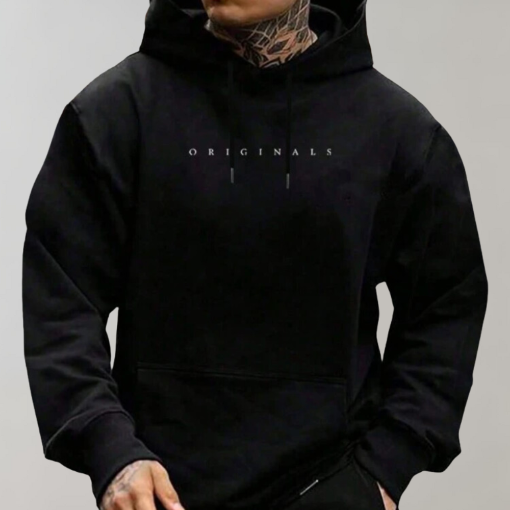 Fashionable Men's Hoodie - Elias-Black-S-Nora Luxe