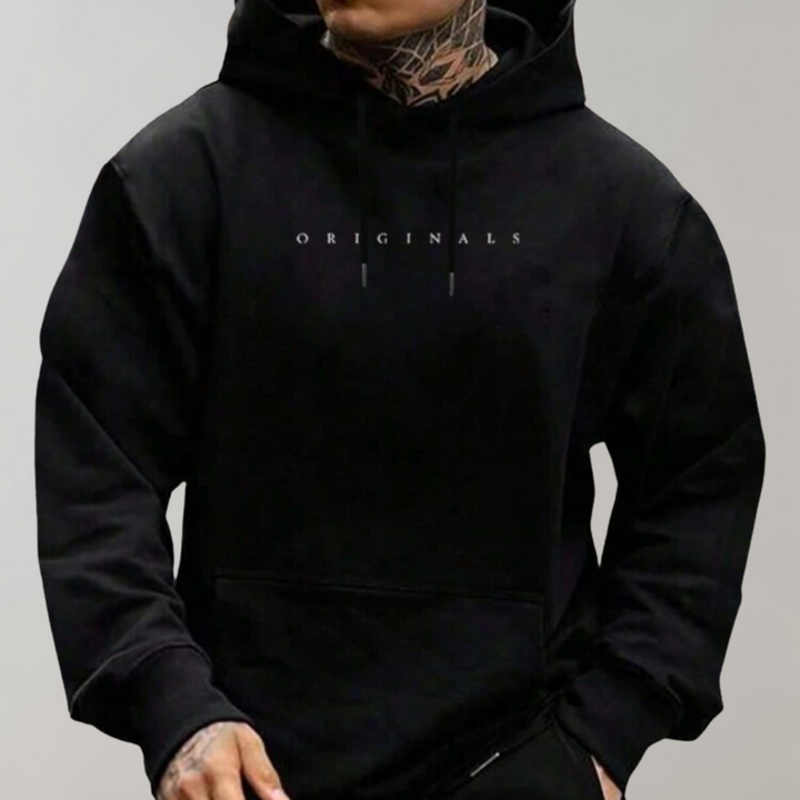 Fashionable Men's Hoodie - Elias-Black-S-Nora Luxe