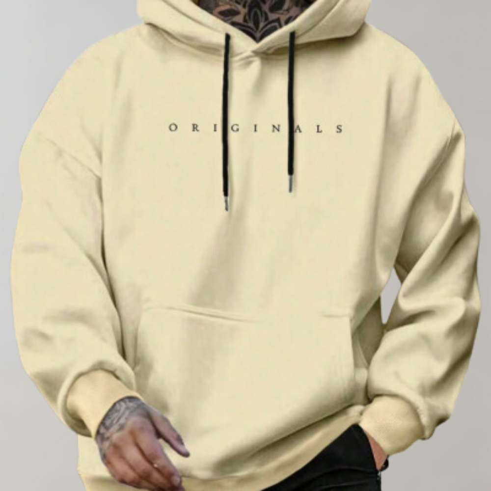Fashionable Men's Hoodie - Elias-Yellow-S-Nora Luxe