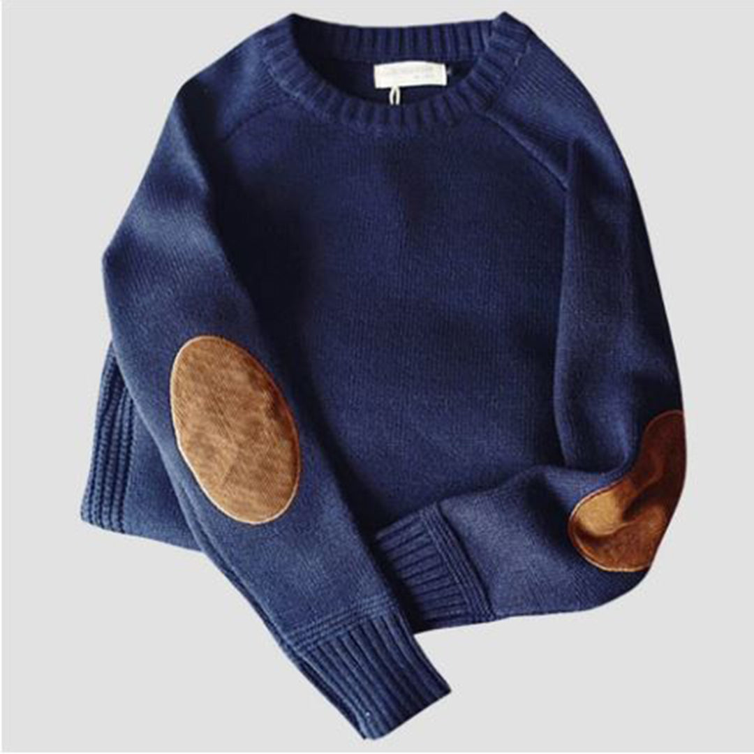 Fashionable Men's Sweater - Victor-Blue-M-Nora Luxe