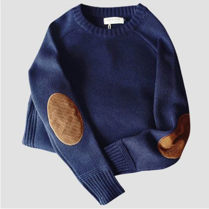 Fashionable Men's Sweater - Victor-Blue-M-Nora Luxe