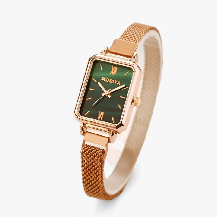 Fashionable Square Watch with Magnetic Band - Selena-Green-Nora Luxe
