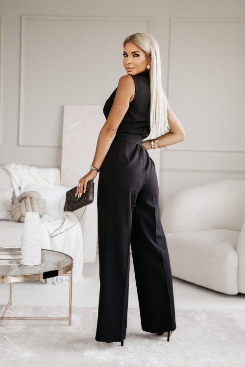 Figure-hugging & Versatile Women's Jumpsuit with Comfort Stretch – Linnea-White-S-Nora Luxe