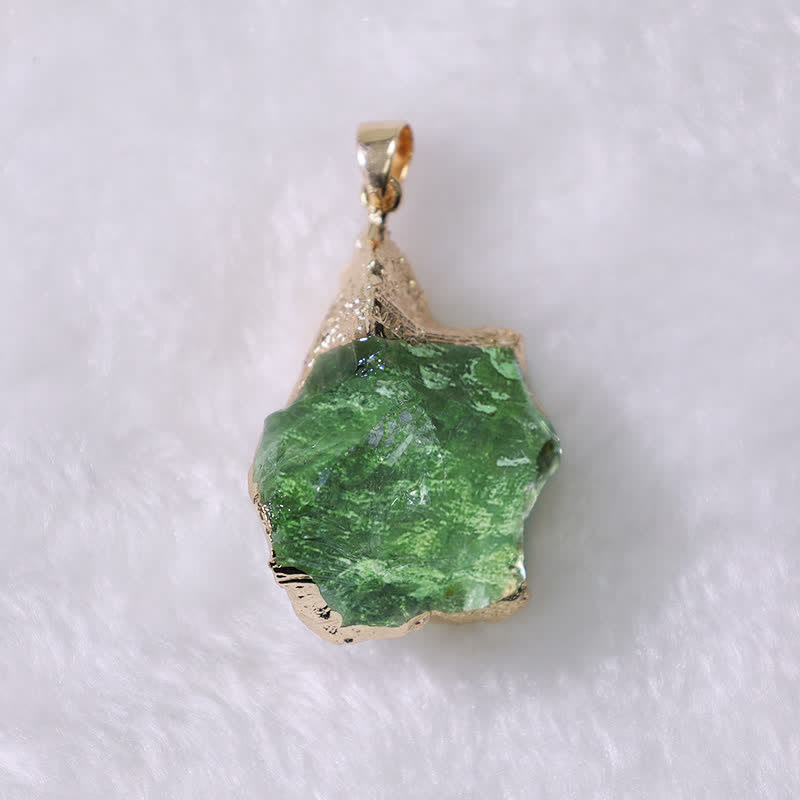 Fine Natural Moldavite Necklace - Lyra-Nora Luxe