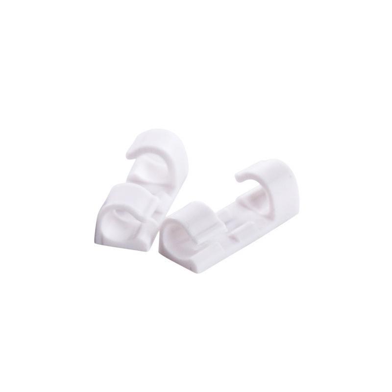 Finisher wire clamp-White-20 pieces-Nora Luxe