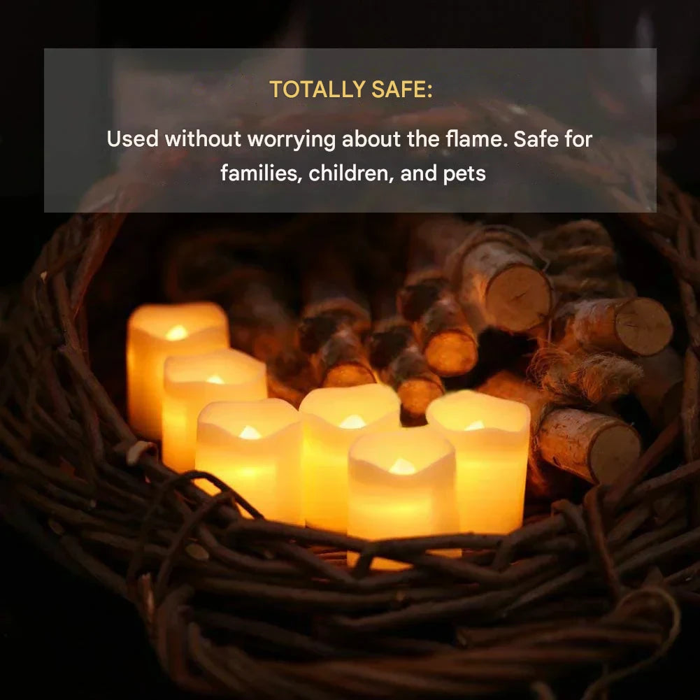 Flameless LED Candles for a Cozy Atmosphere - Lumos-Nora Luxe